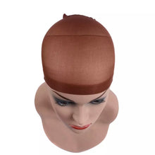 Lade das Bild in den Galerie-Viewer, 2 Stück Elastische Nylon Perücken Haarnetz Kappe