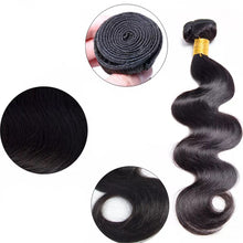 Lade das Bild in den Galerie-Viewer, Remy Brazilian Weave Human Hair Body Wave Natur Color Bundel
